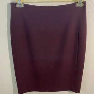 White House black market, wine-colored skirt, size 6